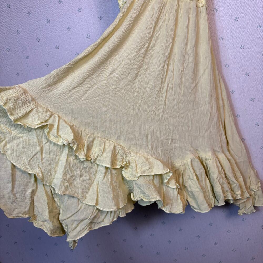 Free People Adella Slip Lace Dress XS Boho Sundress Flowy Fairycore Festival NWT - Picture 10 of 13